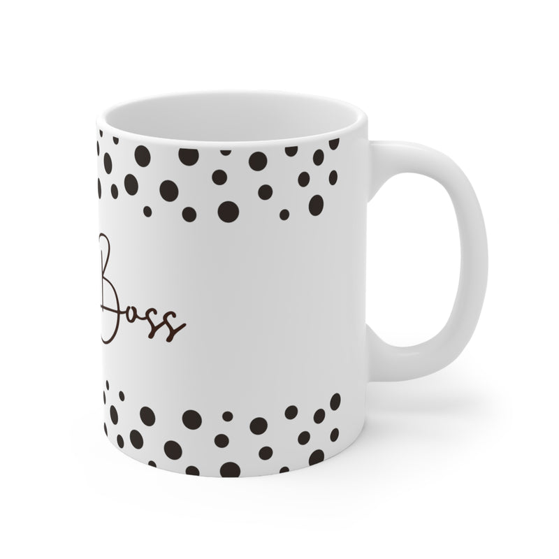 Girl Boss Brown Aesthetic Ceramic Mug 11oz