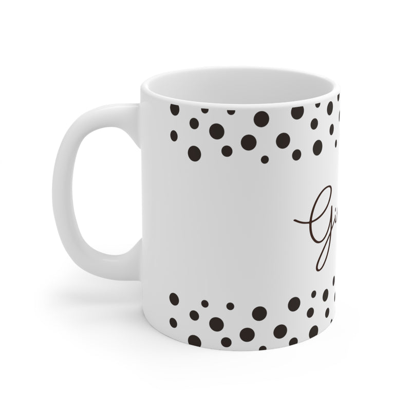 Girl Boss Brown Aesthetic Ceramic Mug 11oz