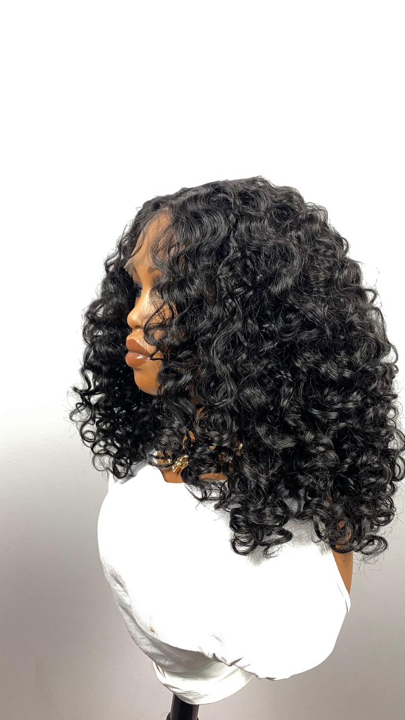 Tyla Curly wig| | T-part | Black