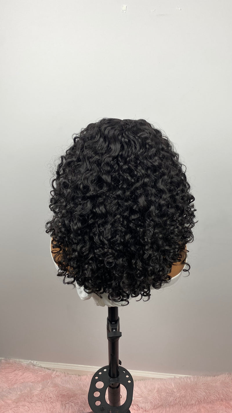 Tyla Curly wig| | T-part | Black