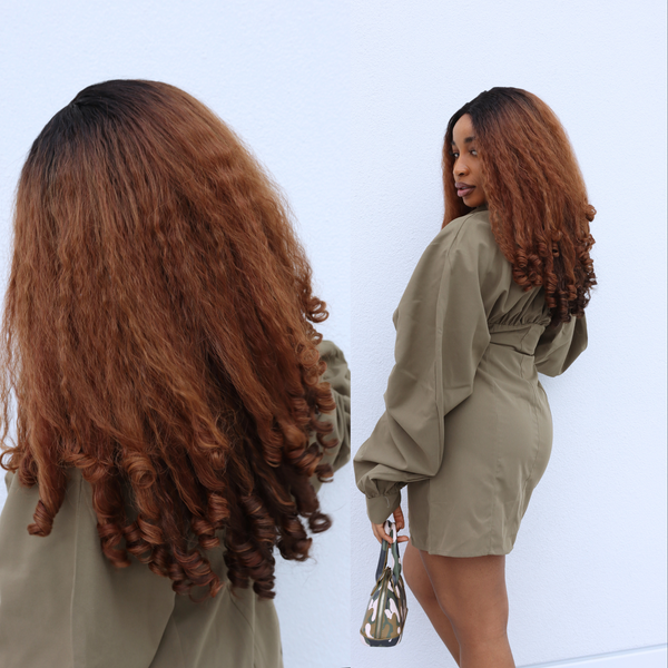 Tisha - Afro Kinky | T-part | Cinnamon Brown