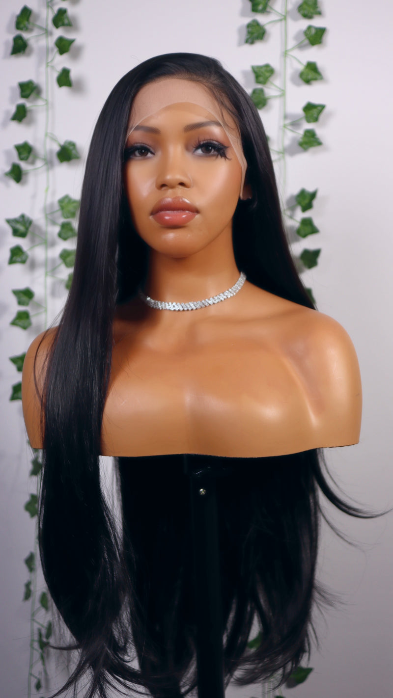 Ashley - Silky Straight | 13x6 Wig | 1B