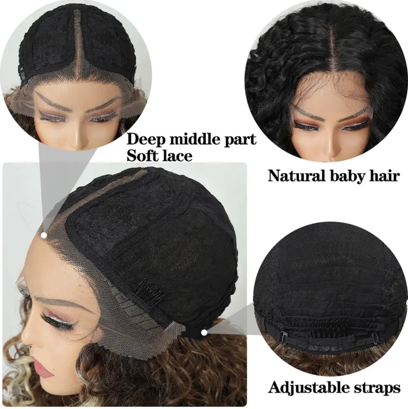 Tyla Curly wig| | T-part | Black